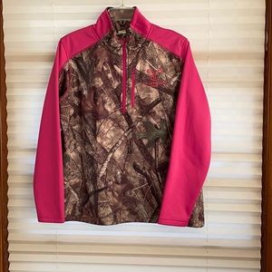 True timber Camo/pink pullover